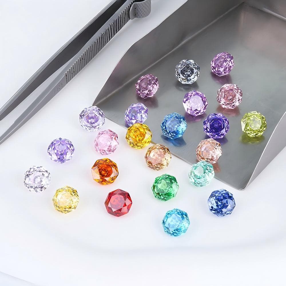Lab-grown colored gemstone color options